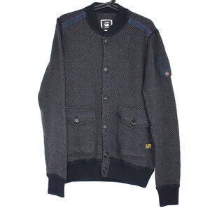 G-Star Raw Mens XL Bone Knit Jacket F1357